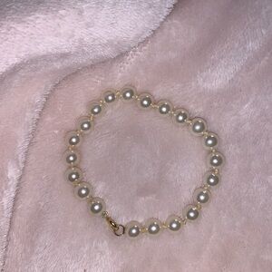vintage pearl bracelet